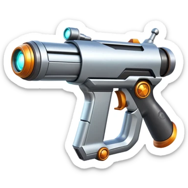 Ratchet and Clank laser gun sticker
