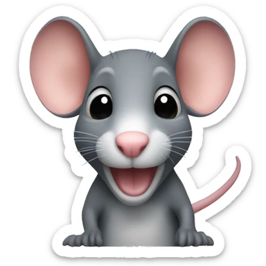 a small rat sticker