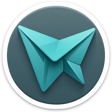 Minimalist outline icon, monoline style, thin clean contour, no shading, no gradients, transparent background, vector style, centered composition, flat design, elegant, premium, modern, Telegram emoji style, color palette: aqua teal #40B2D6 and slate gray #2F3B3E, no text, no background, 512x512 sticker