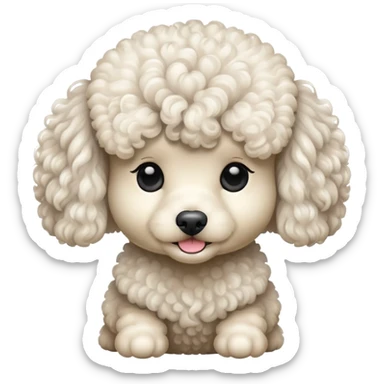 Miniature Poodle sticker