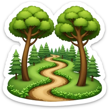 nature trail sticker