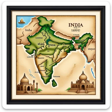 India in 2500 bc emage  sticker