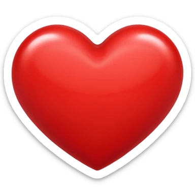 St. Valentines heart sticker