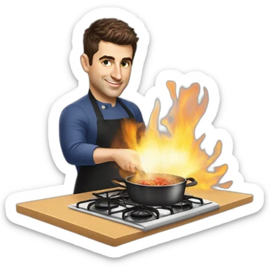 Brian chesky cooking sticker
