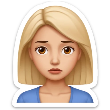 I want an emoji of a sassy woman looking unimpressed as if to say "yeah...no..." sticker