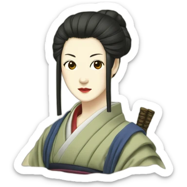 female-killer-in-the-heian-era sticker
