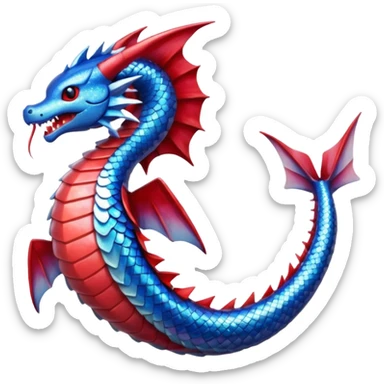 glitter pokemon gyarados sticker