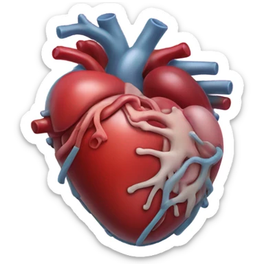 heart organ sticker