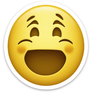yellow face emoji with stars instead of eyes sticker
