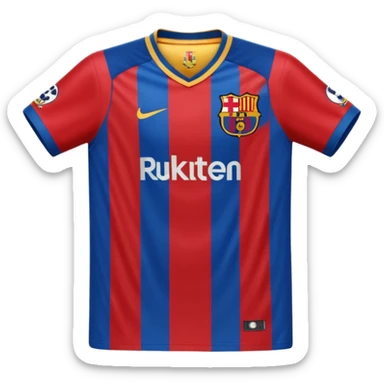 buat custom barcelona custom warna barcelona dan hanya baju hanya bajunya saja dan menghadap belakang nama chessy dan nomor punggung 8 menghadap belakang sticker