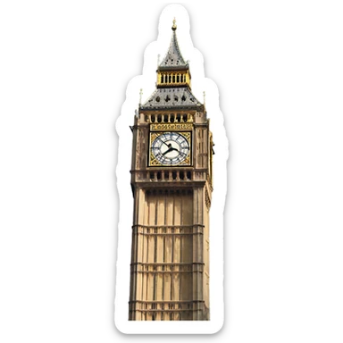 Big ben in London sticker