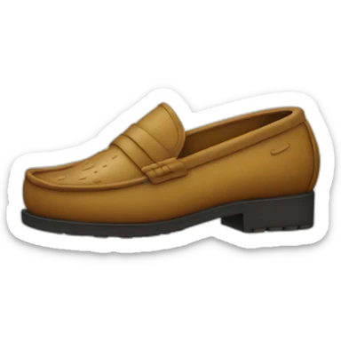 Loafers in the rain sticker