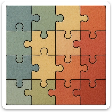 Puzzle sticker