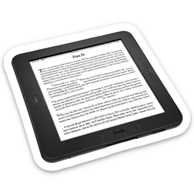 BLACK KINDLE WITH A PAGE WHERE IT SAYS HUB 22 AMERICA sticker