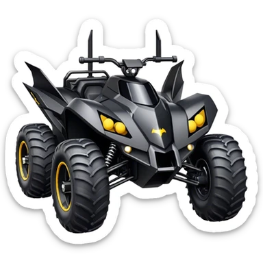 batmobile atv raptor 700 sticker