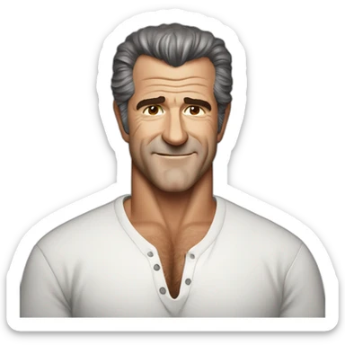 Mel gibson sticker