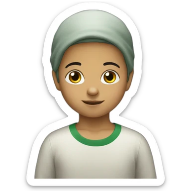 tiny algerian kid sticker