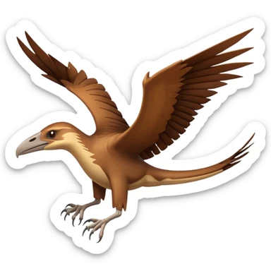 make a pterodactyl sticker