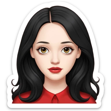 Kat Dennings real features sticker