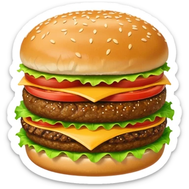 Big Mac, simple and recognizable sticker