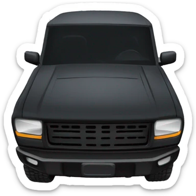 Blacked out lifted bronco sticker