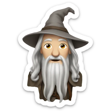 Gandalf from Slovakia sticker