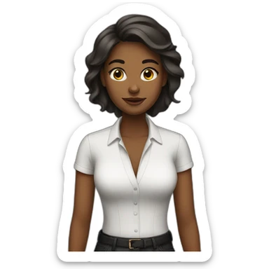Girl boss sticker