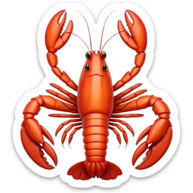 Albino lobster  sticker