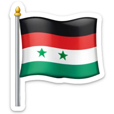 Syrien new flag sticker