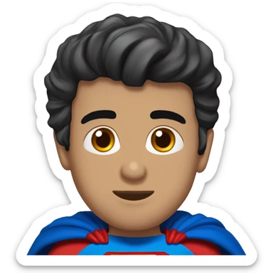 Maghrébin en superman sticker