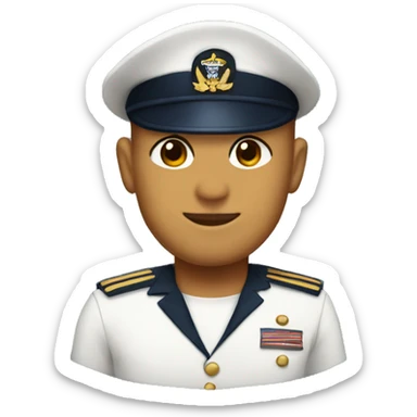 Navy sailor blues uniform sticker