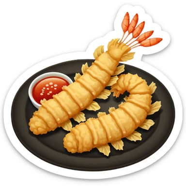 Tempura  shrimp sticker