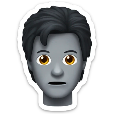 Michael Myers dark hair sticker