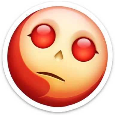 Crimson Moon sticker