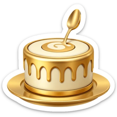 3D icon symbolizing gourmet taste and refined food experience, single object, modern and premium style, soft lighting, clean details, isolated, no background
 sticker