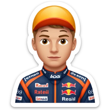 Max Verstappen from formula 1 sticker