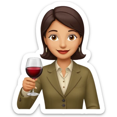 Italian accountant who loves red wine fishing movies sticker