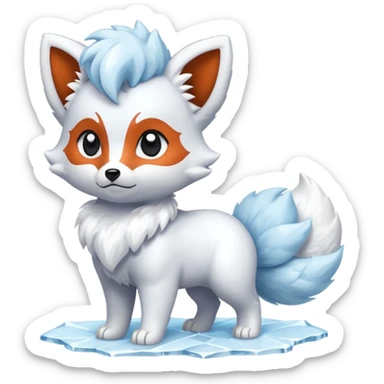 Alolan vulpix sticker