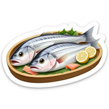 Striped bass sashimi  sticker
