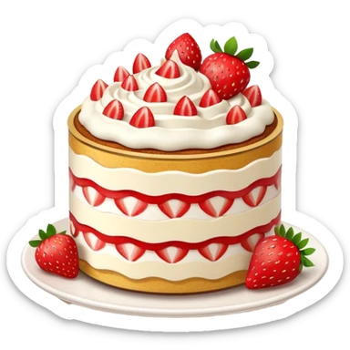 strawberry tiramisu  sticker