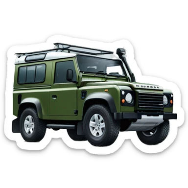 New Land rover defender sticker