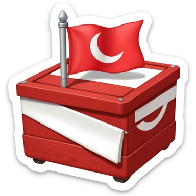 pushbox - like the old mailbox but for push notifications. comfy, cozy style. iOS icon style. sticker