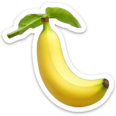 halfway peeled banana with a cute smiley face sticker