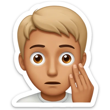 Guy Searching Solution, desperate sticker