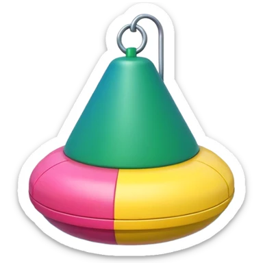 colorful pool green yellow red blue pink buoy sticker