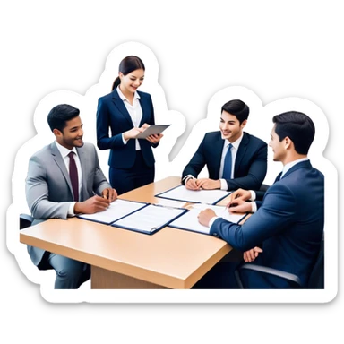 insurance company for trucs, businesses and people sticker