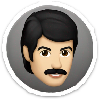 Freddie Mercury y Michael Jackson sticker