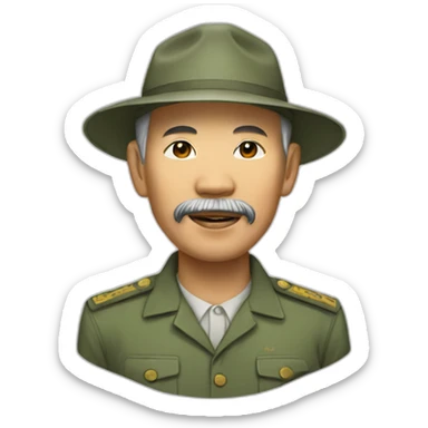 ho chi minh person sticker