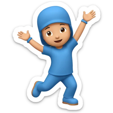 Pocoyo bailando sticker