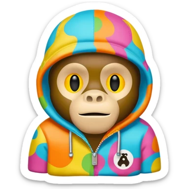 A bathing ape sticker